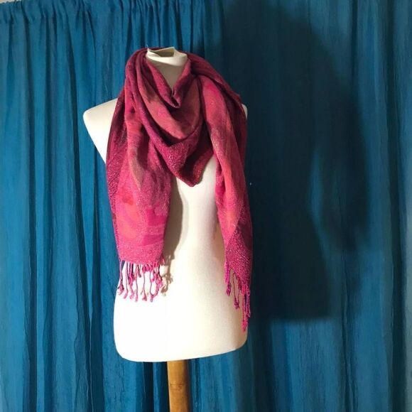 Collectioneighteen "Reddish" Boho Pasely Wrap/Scarf - Picture 2 of 7